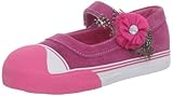 Morgan & Milo Avril MJ Feathered Floral Mary Jane Sneaker (Infant/Toddler/Little Kid)