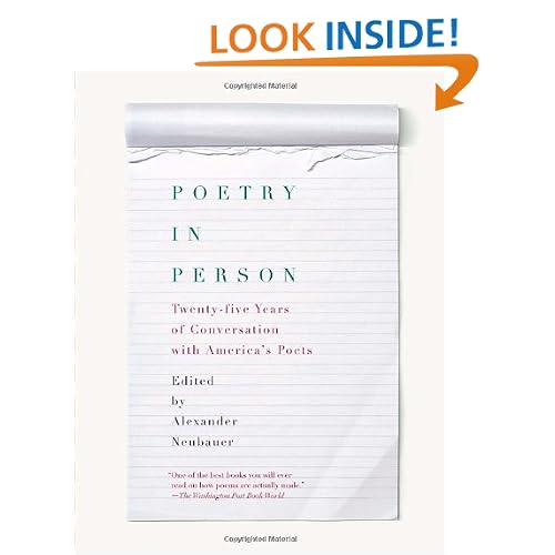 Poetry in Person: Twenty-five Years of Conversation with America's Poets