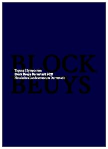 Tagung Block Beuys Darmstadt 2021 Symposium Block Beuys Darmstadt 2021