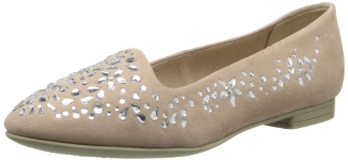 给媳妇买的不会呼吸的鞋：GEOX 健乐士 Ritva Jeweled Moccasin 女式平底鞋