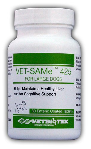 Vet SAMe Enteric Tablets 425mg For Large Dogs - 30 Tablets