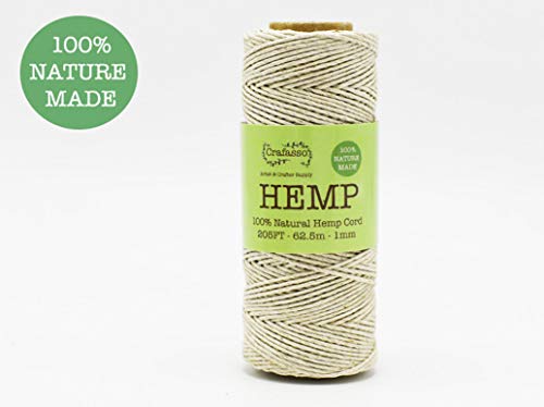 Algopix Similar Product 13 - Crafasso Hemp Twine Cord Spool 205ft