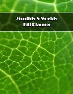 Monthly & Weekly Bill Planner: 1 Year Personal Budget Planner And Tracker With Inspirational Quotes Teal - Large Print Size 8.5x11" 130 Pages