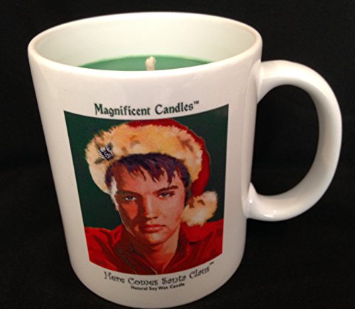 

Elvis Here Comes Santa Claus Mug Candle By Magnificent Candles