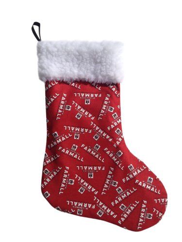 Algopix Similar Product 18 - IH Farmall Red Logo Christmas Stocking