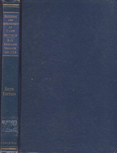 Breeding and improvement of farm animals (McGraw-Hill publications in the agricultural sciences) by Everett James