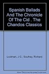 Spanish Ballads and the Chronicle of the Cid