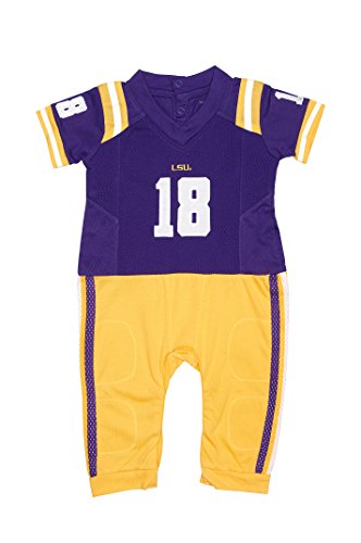 Algopix Similar Product 7 - FAST ASLEEP LSU Tigers Home Baby NCAA