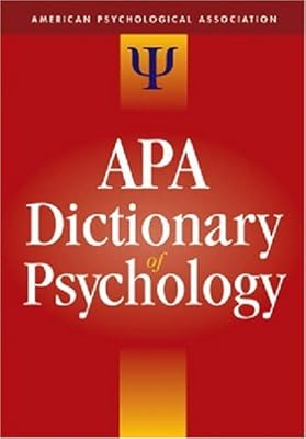 The APA Dictionary of Psychology
