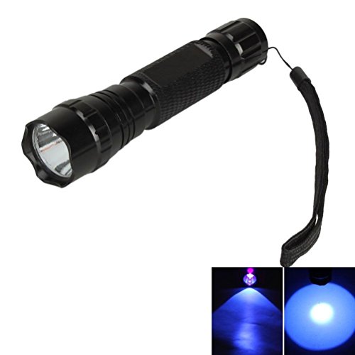 LED 375NM UV WF-501B Flashlight Torch Ultra Violet Torch Aluminum Alloy New