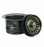 discount Whitehaus WH202-PTR Waste Disposer Trim For Deep Fireclay Sink Applications, Pewter