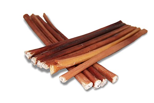 Best Pet Supplies PT-12-V-10T Value Pack Free Range Plain Bully Sticks (10 Pack), 12