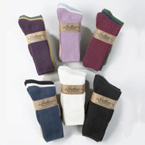 Sock, Crew/Black 10-13 (3-Pack)