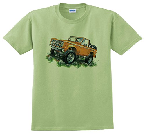 Classic Ford Bronco Orange 4x4 Offroad 1966-77 Truck T-Shirt