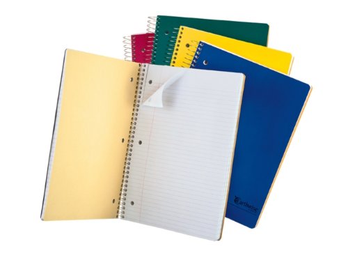 

Ampad Single Wire Notebook, Size 11 Inches X 8.5 Inches, Assorted Colors, College Ruled, 150 Sheets, 25-435, 1 Each