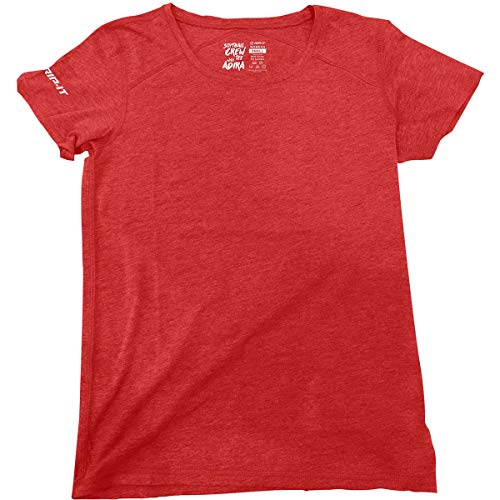 Algopix Similar Product 2 - RIPIT Girls Crew Tee Team Scarlet