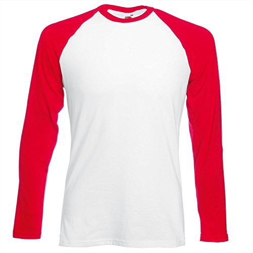 Fruit of the Loom Long sleeve baseball tee