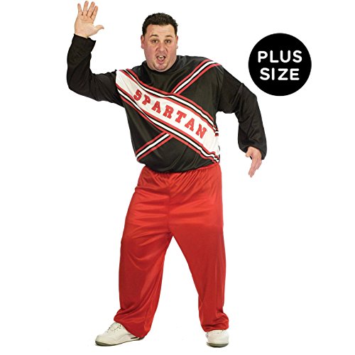 SNL Spartan Cheerleader Male Adult Plus Costume