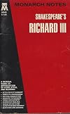 William Shakespeare's Richard III (Monarch Notes)