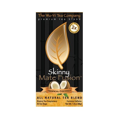 The Wu Yi Tea Company Tea Sknny Mate Trpcl Ccnt, 25-Count