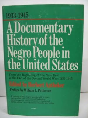 A Documentary History Of The Negro People In The United States Volume 3