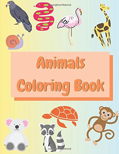 Animals Coloring Book: Activity Book Perfect Gift for Kids by Dynamix Publishing