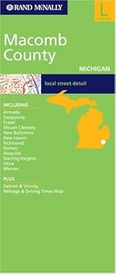 Rand McNally Macomb County Michigan Local Map