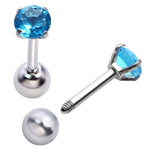 PiercingJ 2pcs 16G 1/4