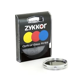 Zykkor 43mm CPL Circular Polarizer C-PL HD Filter - Silver