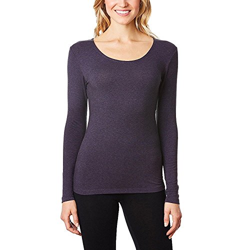 32 Degrees Heat Ladies' Base Layer Tee (Small, Violet-101)