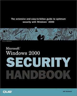 Microsoft Windows 2000 Security Handbook
