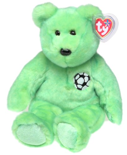 1 X TY Beanie Buddy - KICKS the Soccer Bear