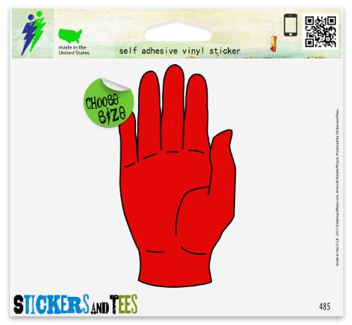

Red Hand Of Ulster Car Sticker Indoor Outdoor 6" x 3"