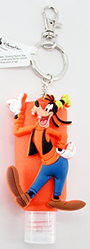 Disney Parks Goofy Orange Hand Sanitizer Bottle Keychain - 1 fl oz