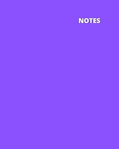 BLANK NOTEPAD IN PURPLE