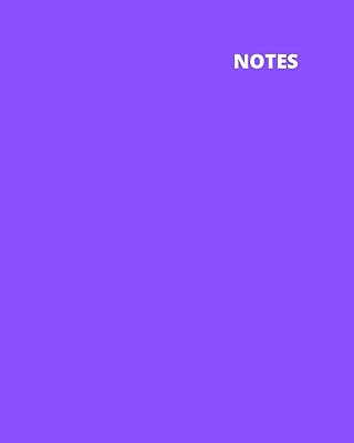 BLANK NOTEPAD IN PURPLE