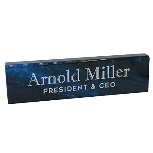 Algopix Similar Product 3 - Personalized Desk Wedge Name Plate 