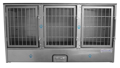 Algopix Similar Product 13 - Groomer's Best 3-Unit Cage Bank