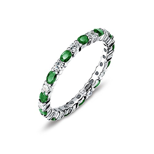 Algopix Similar Product 1 - Lafonn Birthstone Simulated Emerald