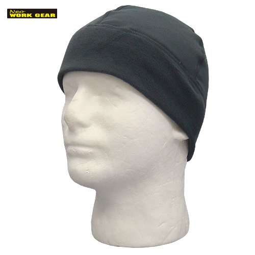 4203　遠赤フリースキャップ　スミクロ