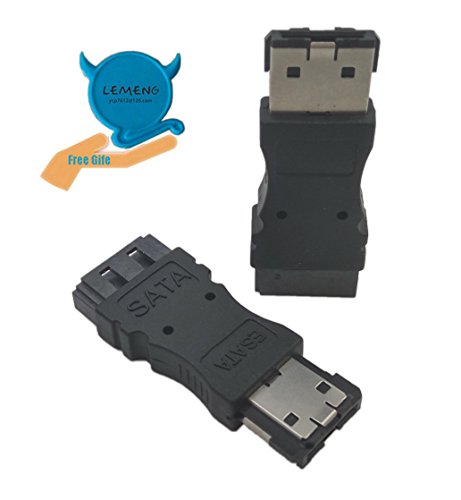 Lemeng SATA Female to ESATA Male Adapter for HDD Hard Drive