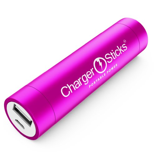 Cell Phone Portable Charger By ChargerSticks (Pink Portable Charger)