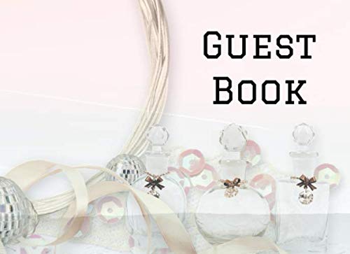 Guest book: Large size 8.25x6” are an excellent way to record your guests favorite moments, messages, thoughts, and wishes. by Ai PT