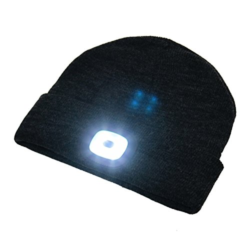 BEAMie Hat With Built-In Rechargeable LED Head Lights