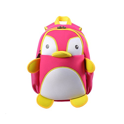Nohoo® Kids penguin Backpack 3D Cute Zoo Cartoon School Boys Girls Bags