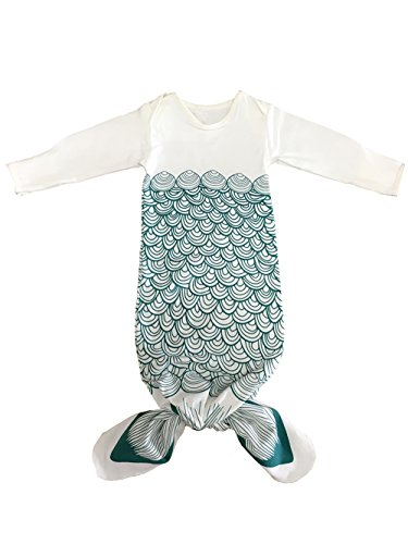 NinkyNonk Nowborn Cute Mermaid Sleeping Bag Unisex Baby Wearable Blanket