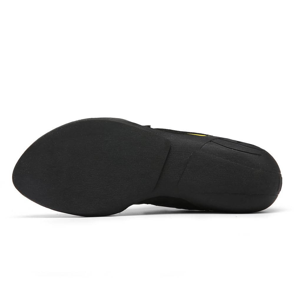 Mens Youth Wall Climbing Shoes, Non-Slip Lightweight Bouldering Sport Sneaker Breathable Rock Climbing Shoes For Adult_vogvips.com