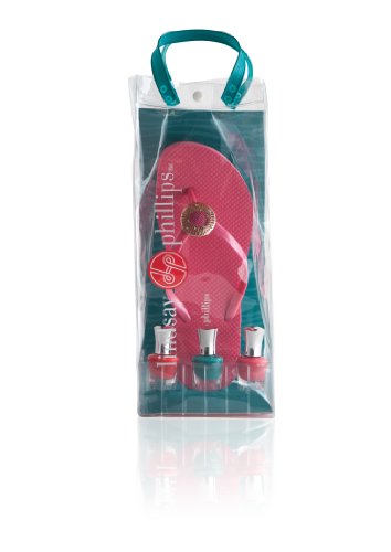Lindsay Phillips Jordi Pedi Set Go SwitchFlops Womens Sandals and 3 Nail Polishes