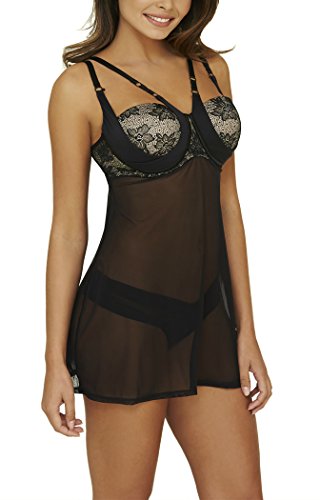 Algopix Similar Product 3 - NightLift Womans Lace Baby Doll