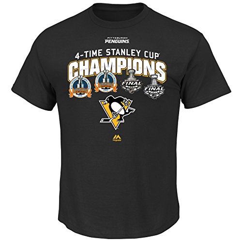 NHL Pittsburgh Penguins Men's History Repeated Shirt